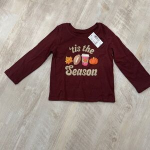 The Children's Place Maroon Long Sleeve Tee